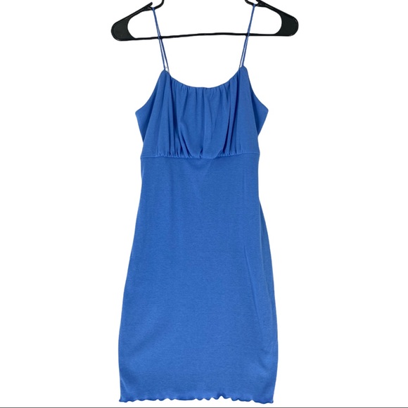 Wild Fable Sleeveless Ruffle Hem Bodycon Dress SzM - Picture 1 of 9